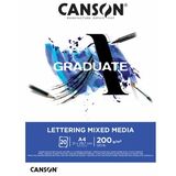 CANSON studienblock GRADUATE lettering MIXED MEDIA, din A3