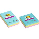 Post-it haftnotizen Super sticky Notes, 101 x 152 mm, Cosmic