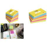 Post-it haftnotizen Notes, 127 x 76 mm, energetic Collection