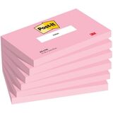 Post-it haftnotizen Notes, 127 x 76mm, liniert, flamingopink