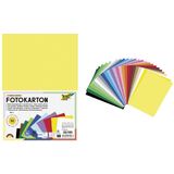 folia Fotokarton, din A4, 300 g/qm, 25 farben sortiert