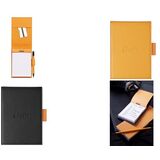 RHODIA notizblock Mo. 13, 115 x 158 mm, liniert, mohnrot