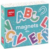 APLI kids Jeu de magnets "ABC lettres", 40 magnets
