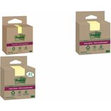 Post-it super Sticky recycling Notes, 76 x 76 mm, gelb