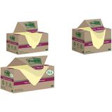 Post-it super Sticky recycling Notes, 47,6 x 47,6 mm, gelb