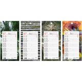LECAS calendrier mural long, 160 x 330 mm, fond Nature, 2026