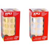 agipa apli Kids sticker "Rund", auf Rolle, gold
