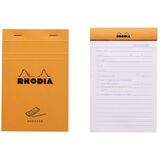 RHODIA bloc No.140 "MESSAGE", 110 x 170 mm, orange