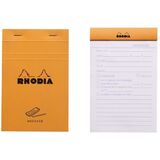 RHODIA bloc No.140 "MESSAGE", 110 x 170 mm, orange