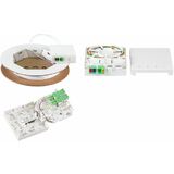 LogiLink ftth Spleibox, 2x LCD/APC, 30 m Verlegekabel, wei