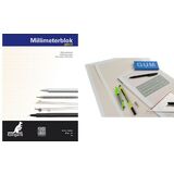 kangaro Millimeterpapier-Block, din A3, 80 g/qm, 25 Blatt
