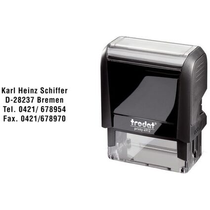 trodat Textstempelautomat Printy 4911 4.0, schwarz