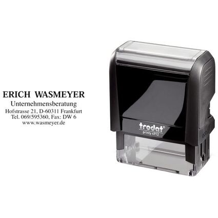 <small>trodat Textstempelautomat Printy 4912 4.0 blau (44723)</small>