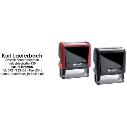 <small>trodat Textstempelautomat Printy 4913 4.0 schwarz (44086)</small>