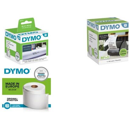 DYMO LabelWriter-Adress-Etiketten, 89 x 28 mm, wei