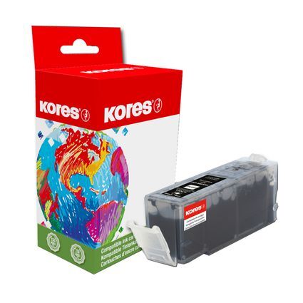 Kores Tinte G1564BK ersetzt Canon PGI-1500XL, schwarz