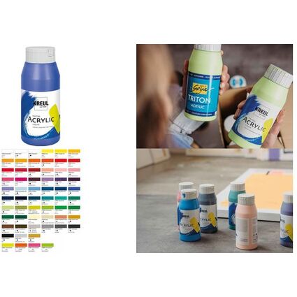 KREUL Acrylfarbe Triton Acrylic Liquid, sandstein, 750 ml