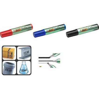 BIC Permanent-Marker Marking Onyx 1481, Keilspitze, grn