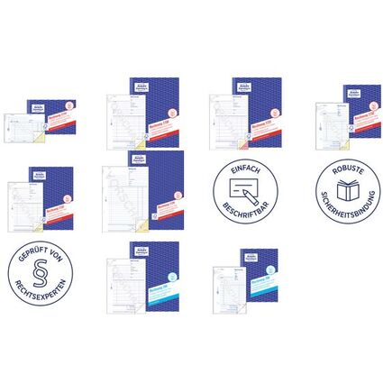 AVERY Zweckform Formularbuch "Rechnung", SD, 4+1 gratis