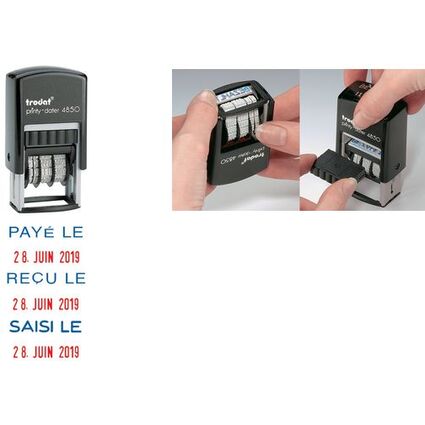 trodat Datumstempel Printy Dater 4850L "PAY LE" (FR)