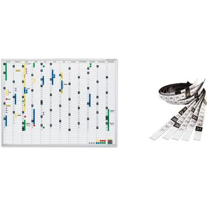 magnetoplan Kalenderstreifen 2025 fr Jahresplaner 1241012
