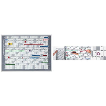 magnetoplan Jahresplaner-Folie 2025, magnethaftend