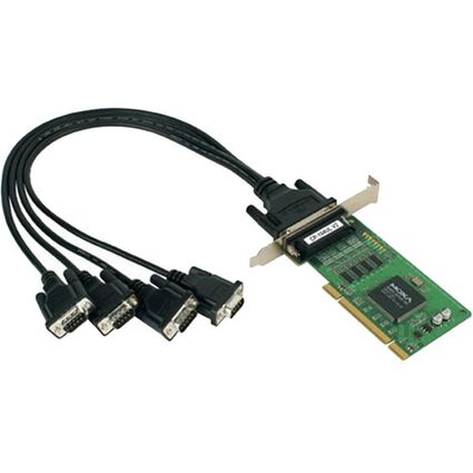 MOXA Serielle 16C550 RS-232 PCI Karte, 4 Port