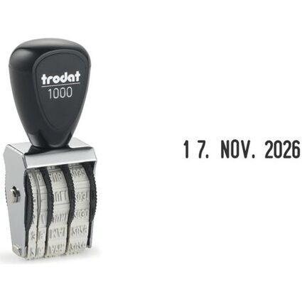 trodat Datumstempel 1000, Abdruckgre: 3 x 15 mm, SB-