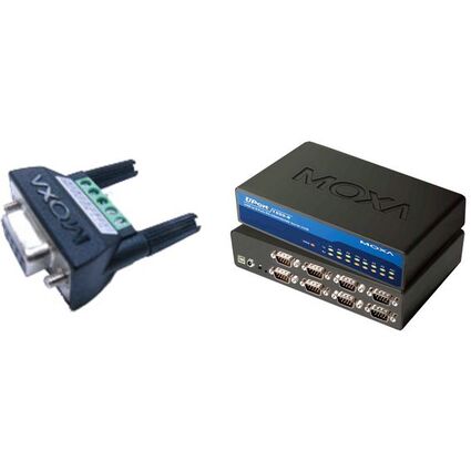 MOXA USB 2.0 auf RS-232/422/485 Hub, 8-fach, Desktop