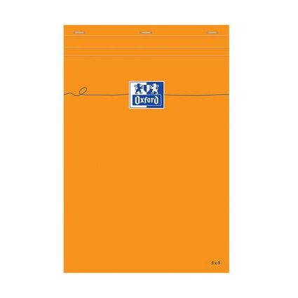 Oxford Notizblock, 210 x 315 mm, blanko, 80 Blatt, orange