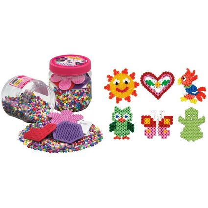 Hama Bugelperlen Midi 3er Set Stiftplatten Im Blister Pferd