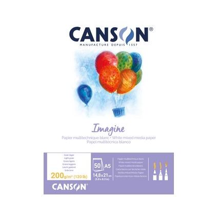 CANSON Skizzenblock Imagine, DIN A1, 200 g/qm