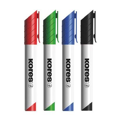 Kores Whiteboard- & Flipchart-Marker "K MARKER", rot