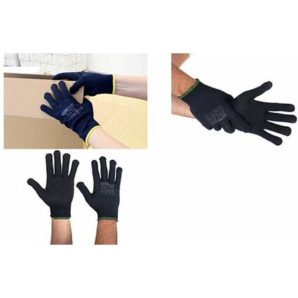 HYGOSTAR Arbeitshandschuh "PEARL", blau, S