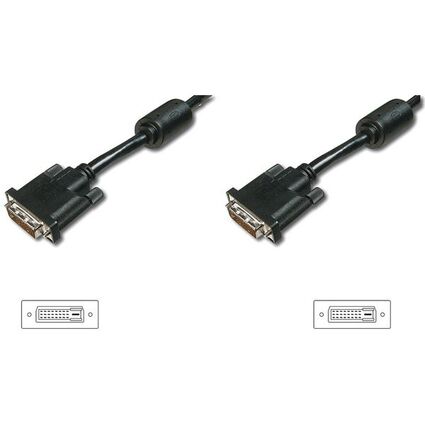 DIGITUS DVI-D 24+1 Kabel, Dual Link, 5,0 m