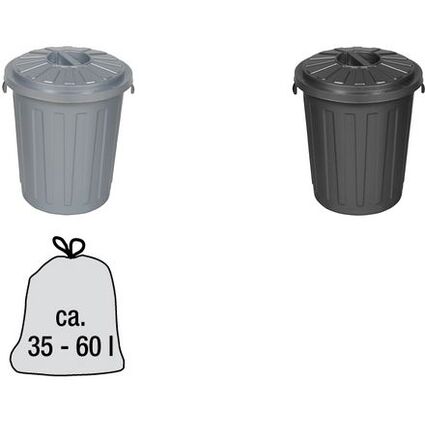 <small>keeeper Abfalltonne Maxi-Tonne "mats" 23 Liter graphite (1021382600000)</small>