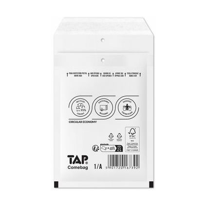TAP Luftpolster-Versandtaschen COMEBAG, Typ A, wei, 6 g