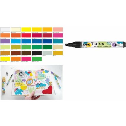 KREUL Acrylmarker TRITON Acrylic Marker, neon-grn