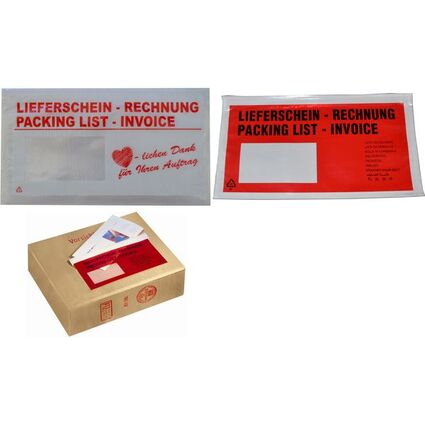 <small>dm-folien Lieferscheintasche DIN lang mit Aufdruck (78910023)</small>