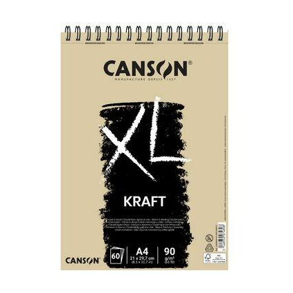 CANSON Skizzen- und Studienblock XL KRAFT, DIN A3