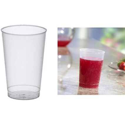 STARPAK Mehrweg-Trinkbecher PP, 0,2 l, transluzent, 40er