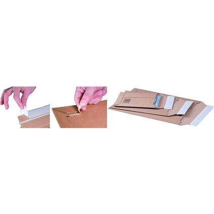 SMARTBOXPRO Versandtasche, Wellpappe, braun, DIN A5
