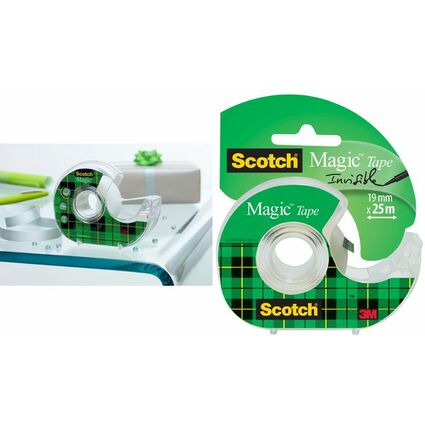 3M Scotch Klebefilm Magic 810, unsichtbar, im Handabroller