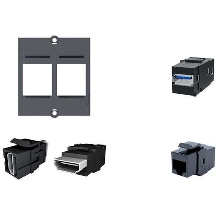 BACHMANN Keystone Modul Kat6 Kupplung, Buchse/Buchse