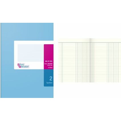 KNIG & EBHARDT Spaltenbuch DIN A5, 2 Spalten, 144 Blatt