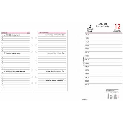 bind Ersatzkalender 2025 fr Terminplaner A6 Modell 10603