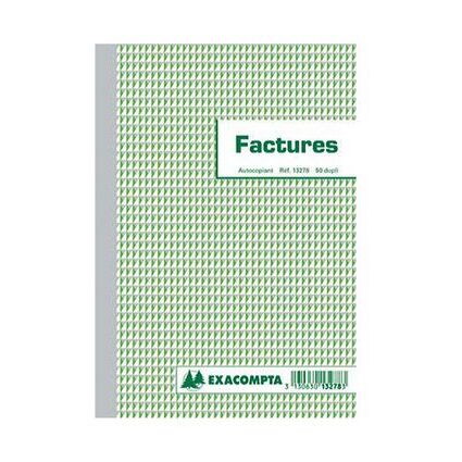 EXACOMPTA Manifold "Factures", 297 x 210 mm, tripli