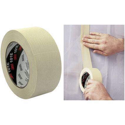 3M Krepp-Klebeband 101E, 36 mm x 50 m, Papier, beige