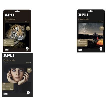 agipa Foto-Papier bright PRO, DIN A4, 280 g/qm, hochglnzend