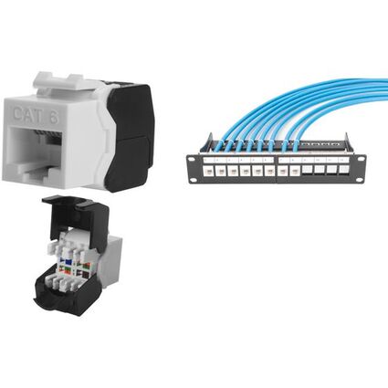 DIGITUS Keystone Modul Kat.6, ungeschirmt, 24er Set